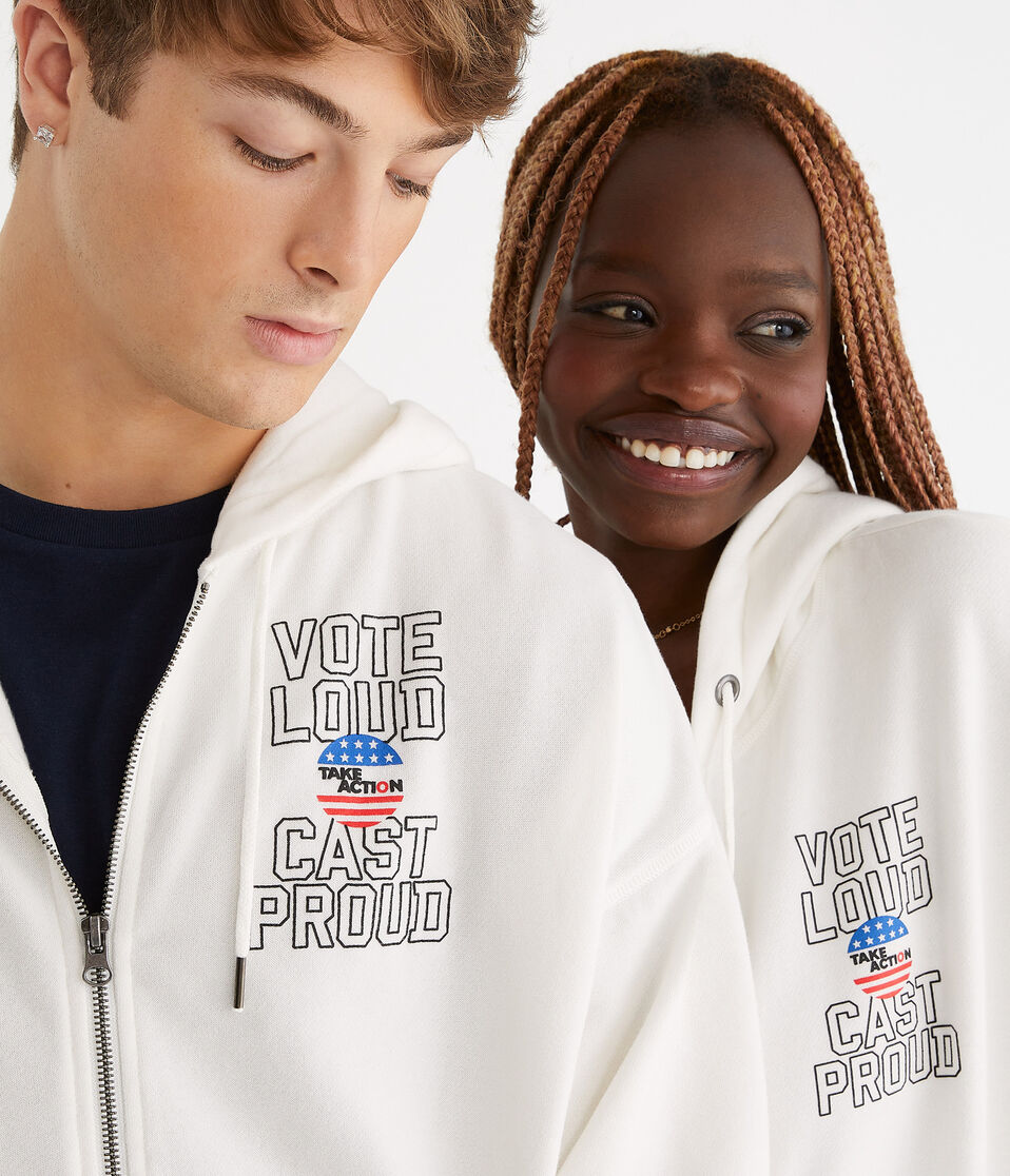 GLOBAL CITIZEN® Vote Loud Full-Zip Hoodie