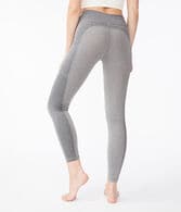 Contrast-Panel High-Rise Pocket Leggings