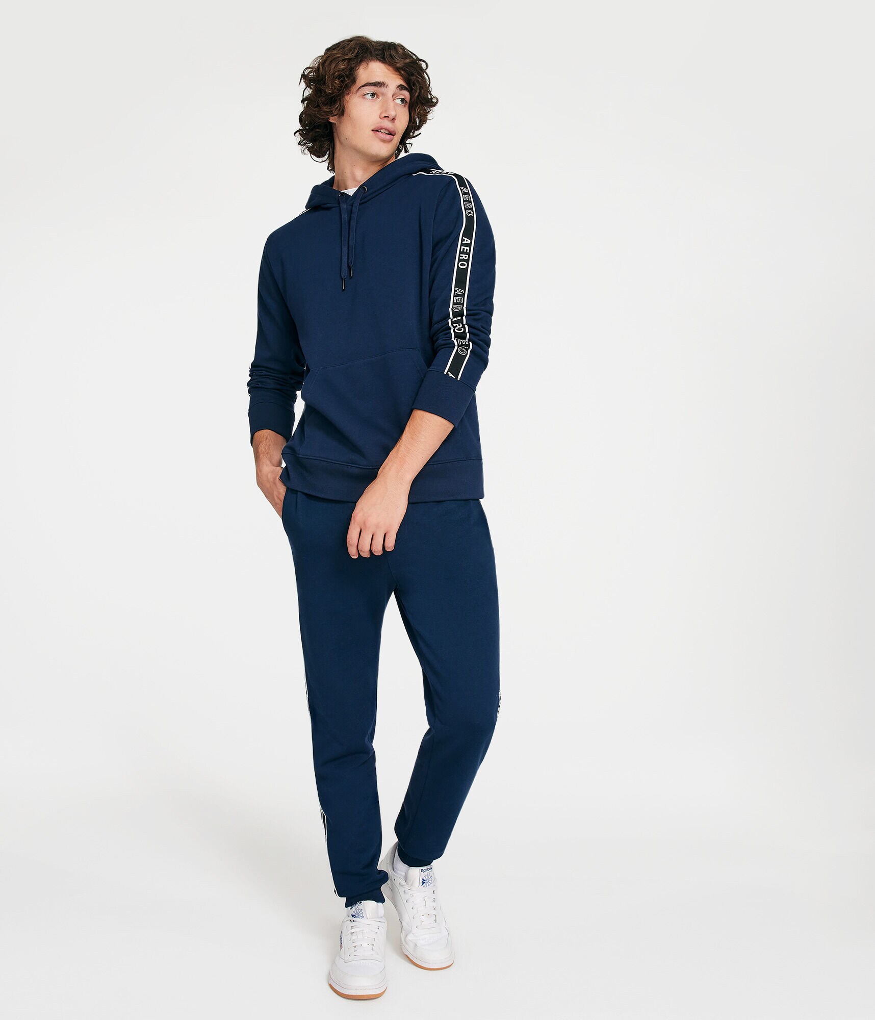 Heritage Logo Tape Pullover Hoodie