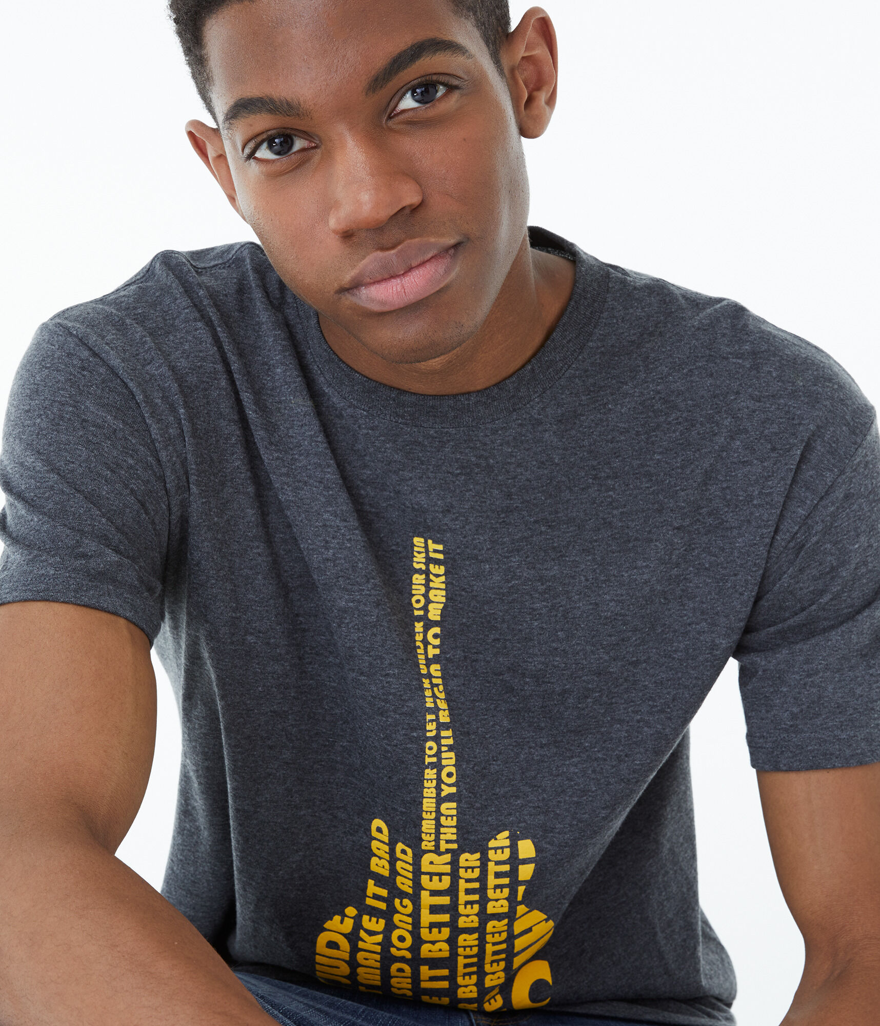 Beatles Hey Jude Guitar Graphic Tee***