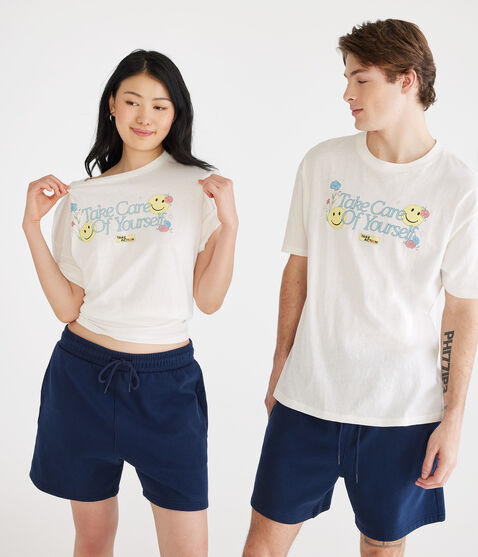 AERO | GLOBAL CITIZEN® Smiley Relaxed Graphic Tee AERO | GLOBAL CITIZEN® Smiley Relaxed Graphic Tee