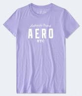 Aero Authentic Brand Foil Graphic Tee