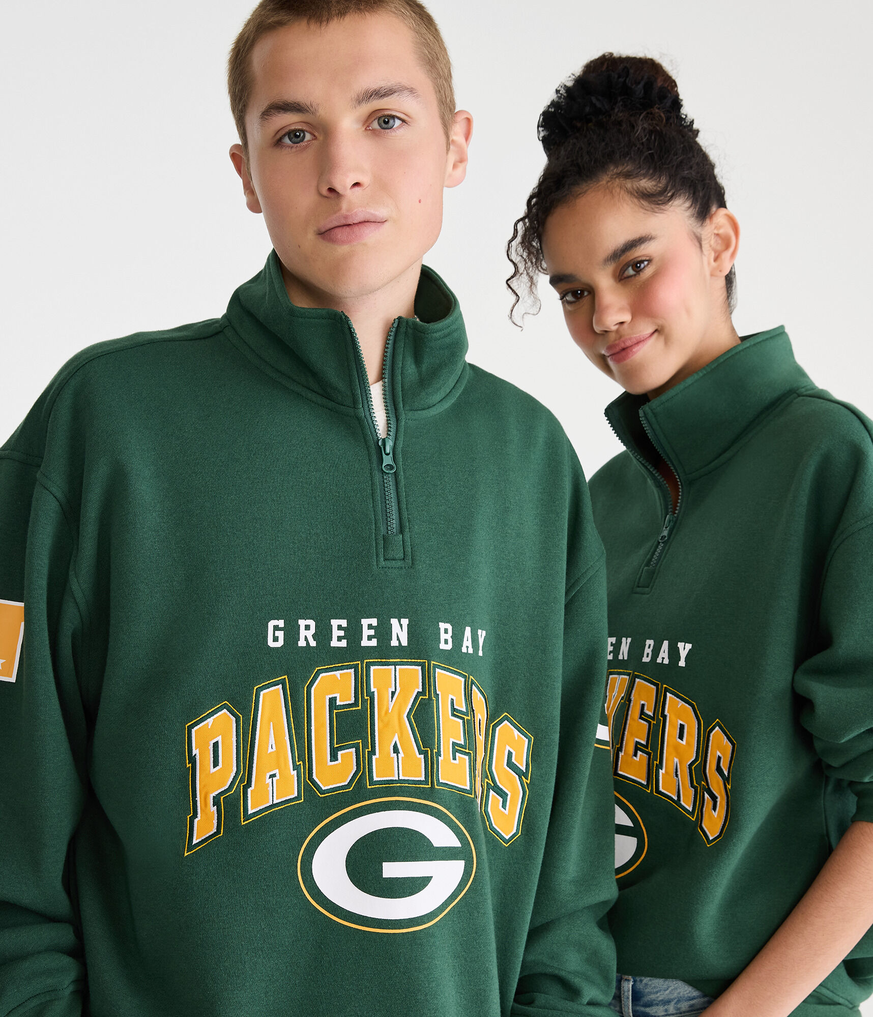 Green Bay Packers Quarter-Zip Sweatshirt