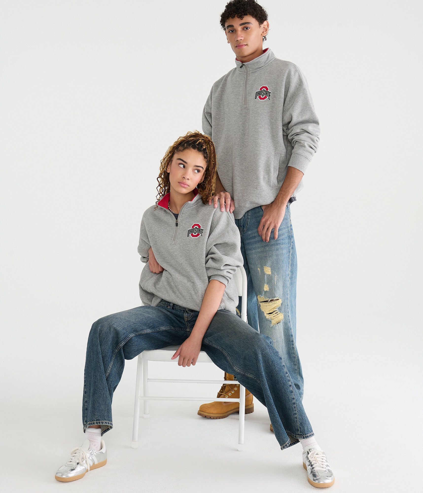 Ohio State Buckeyes Quarter-Zip Sweatshirt