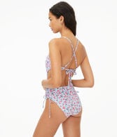 Floral Side-Tie One-Piece Swimsuit