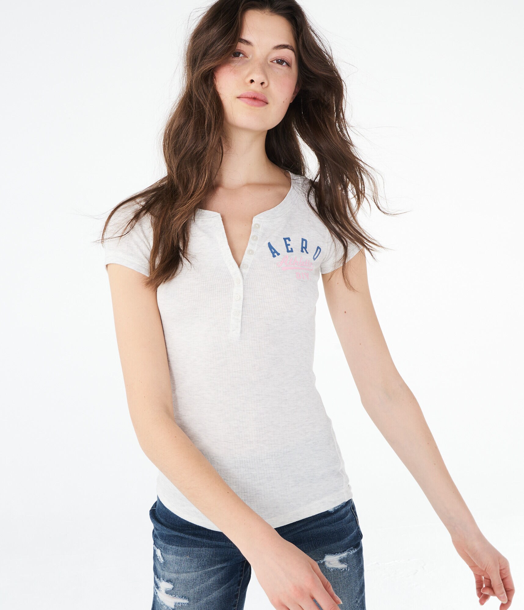 Aero Athletic Div Graphic Henley