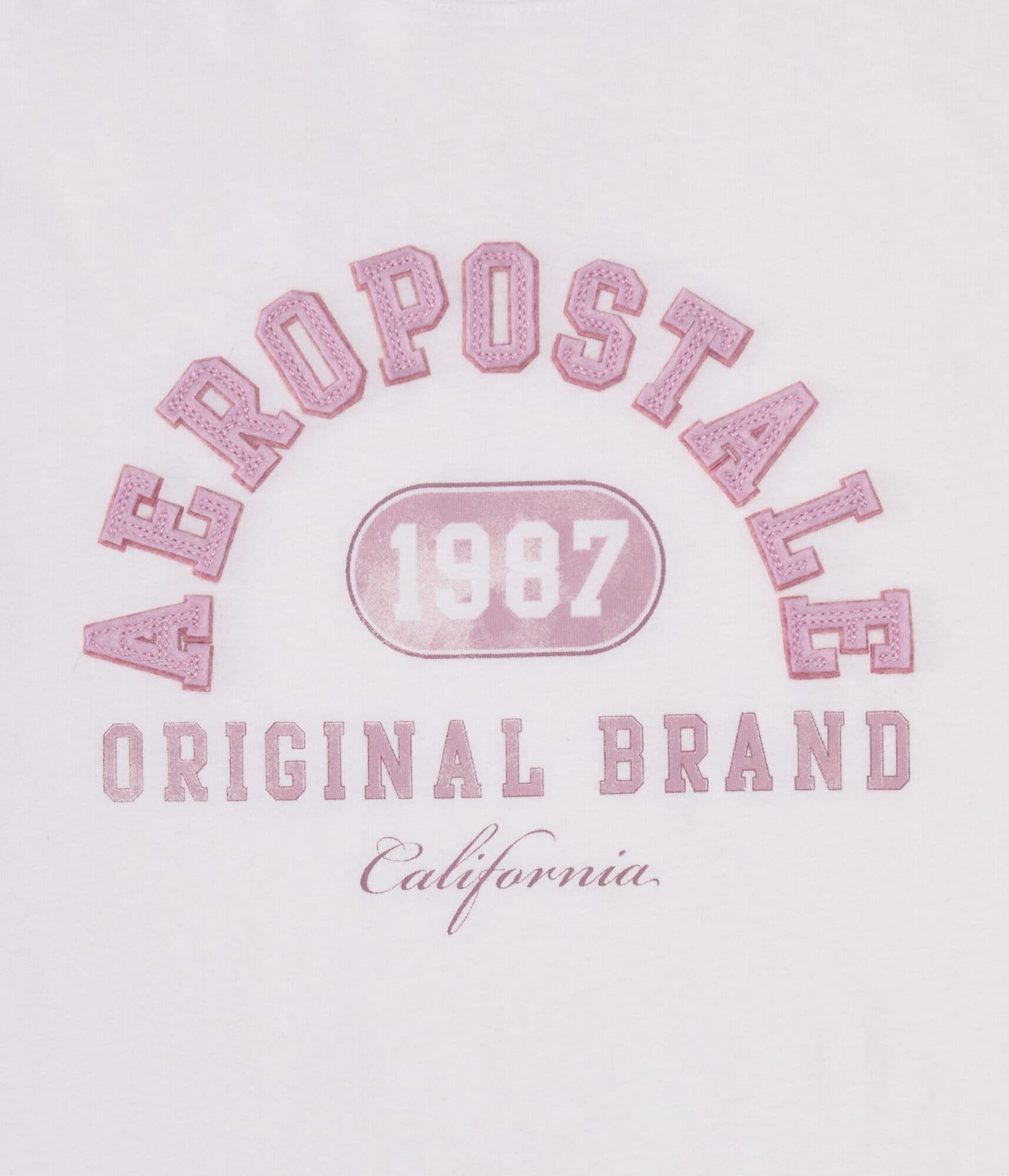 Aeropostale Arch Appliqué Graphic Tee