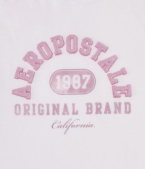 Aeropostale Arch Appliqué Graphic Tee Aeropostale Arch Appliqué Graphic Tee
