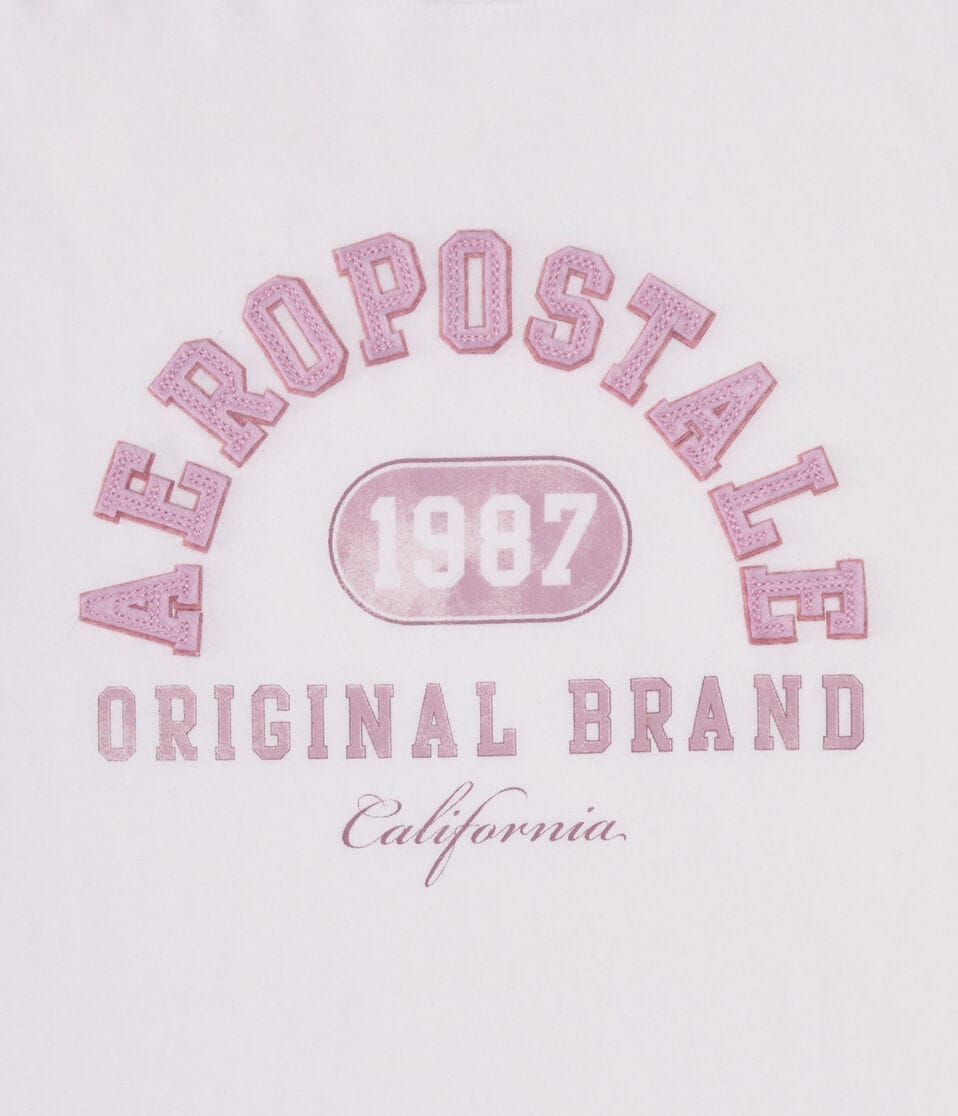 Aeropostale Arch Appliqué Graphic Tee
