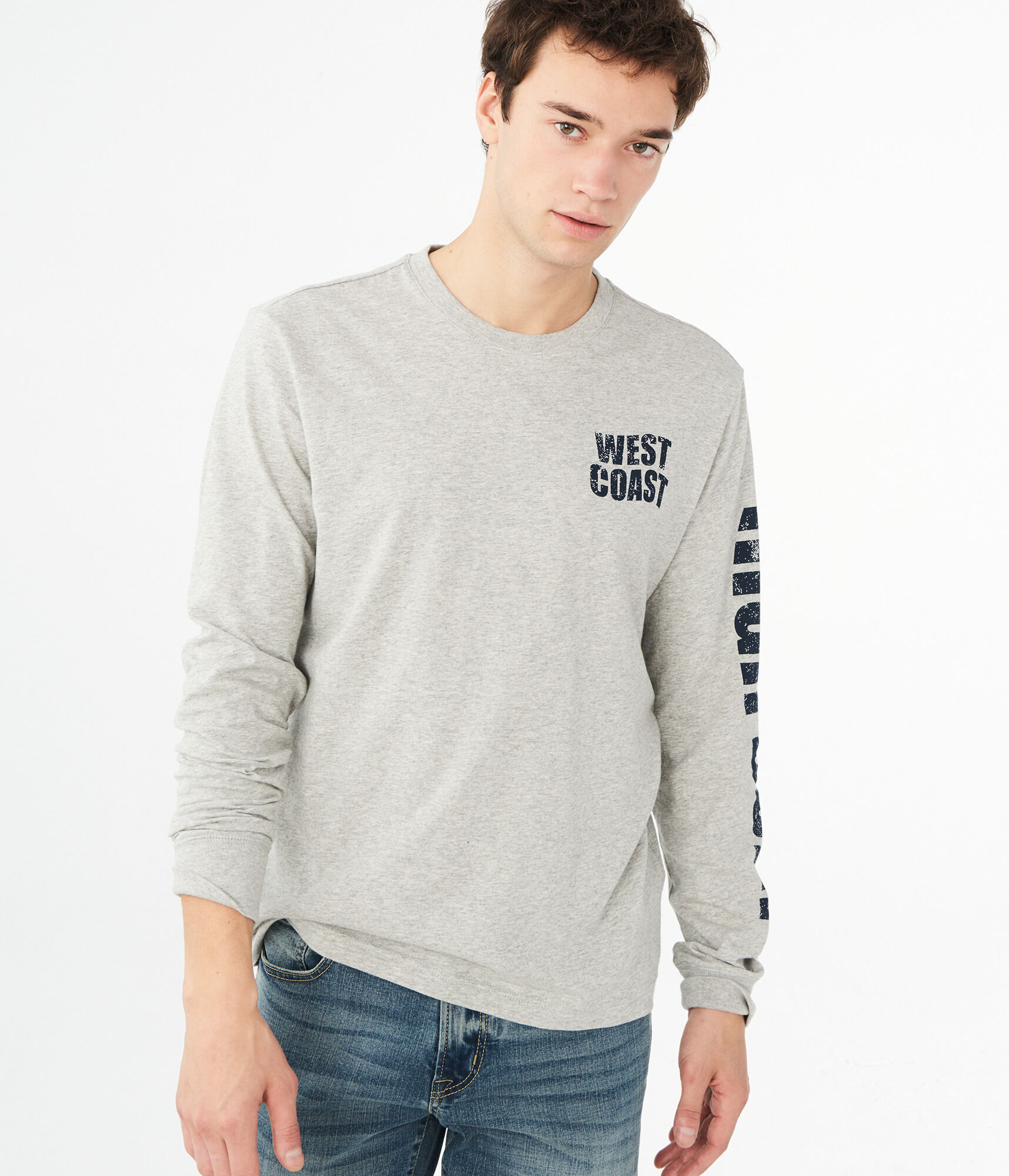 Long Sleeve West Coast Surf Graphic Tee