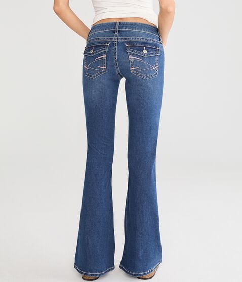 Super Low-Rise Flare Pocket Stitch Jean Super Low-Rise Flare Pocket Stitch Jean