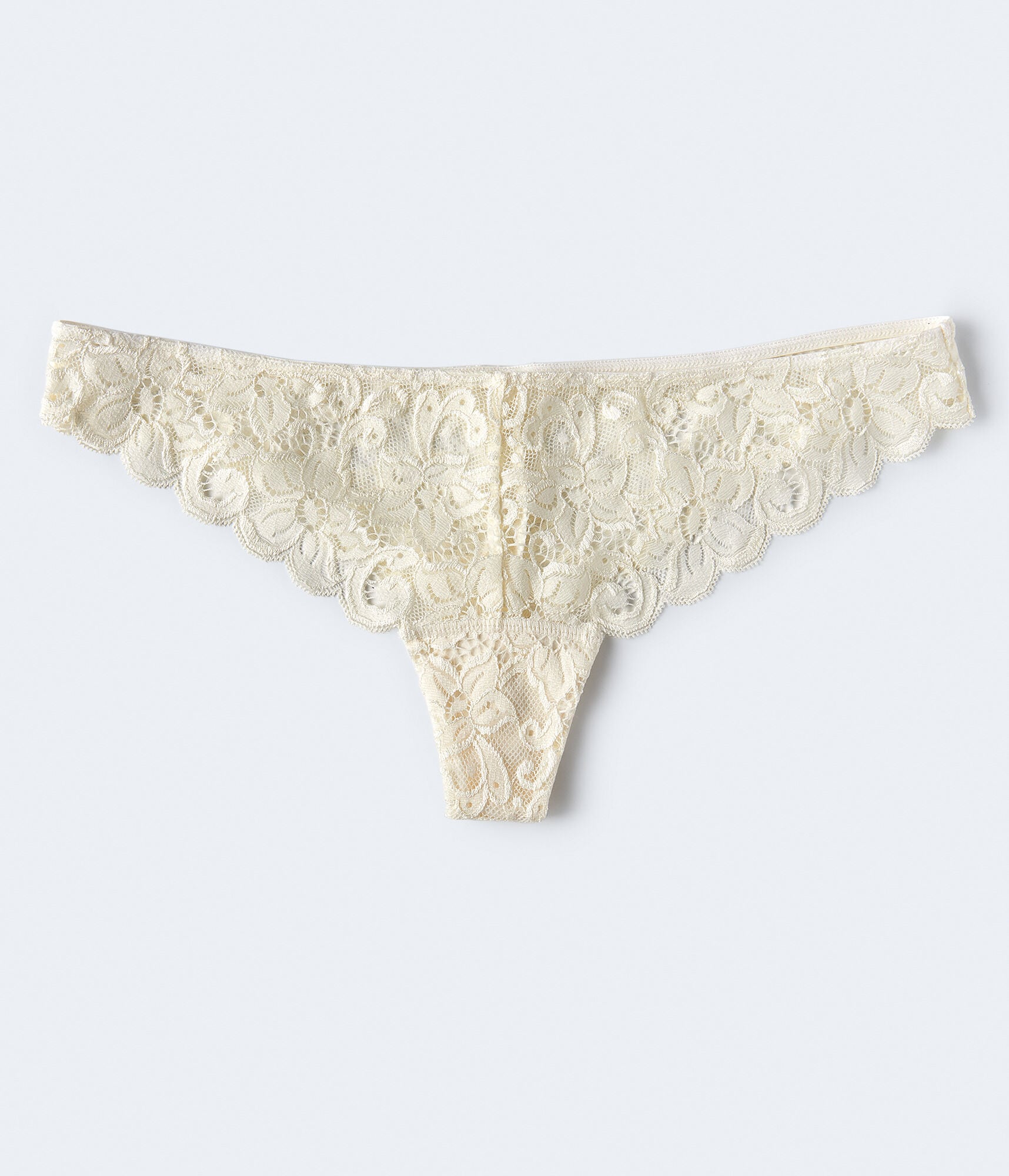 Floral Lace Thong