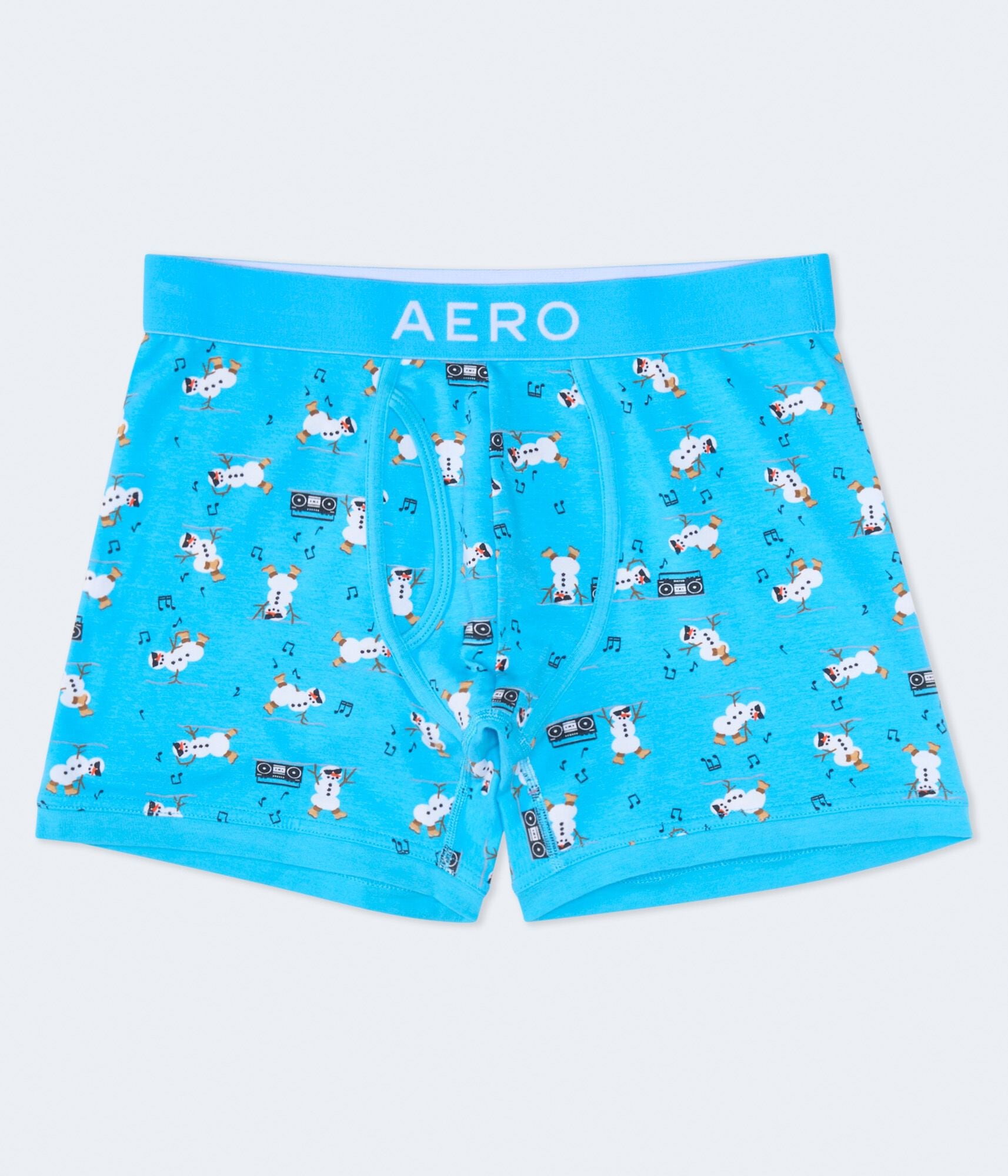Breakdancing Snowmen 4.5" Boxer Brief