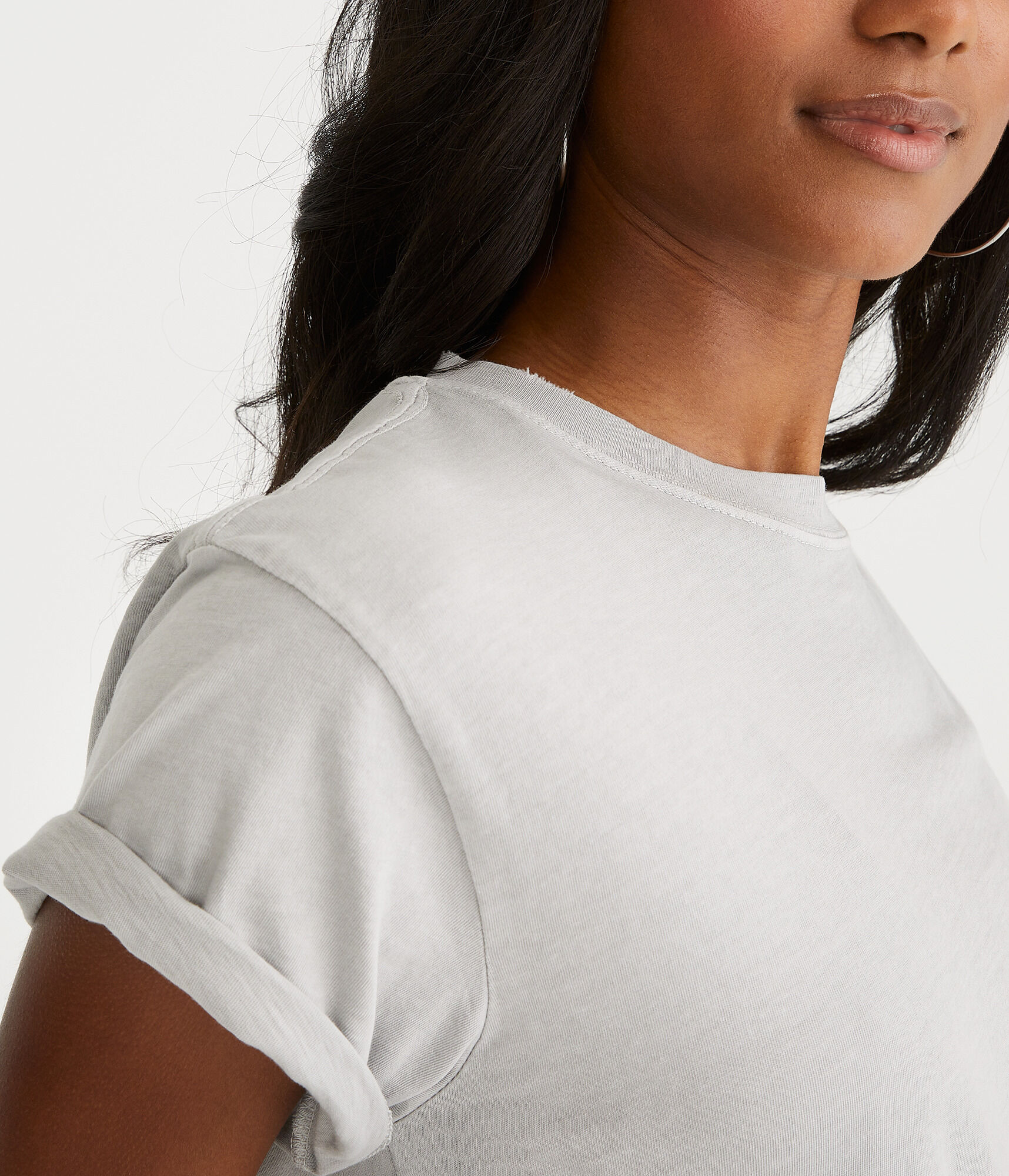 Washed Loose Fit Crew Tee