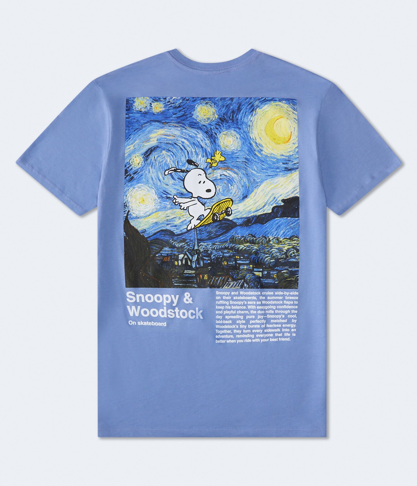 Snoopy The Starry Night Relaxed Graphic Tee