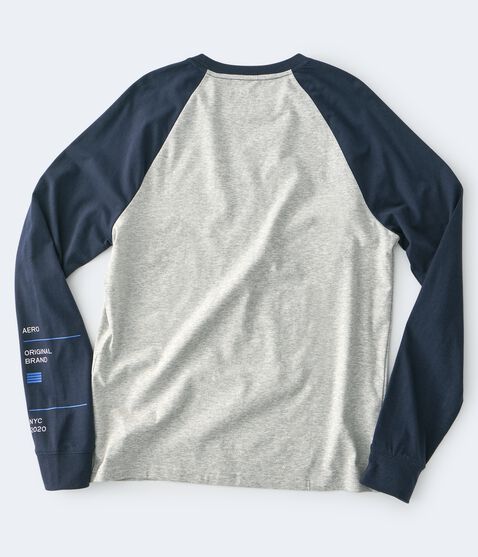 Long Sleeve 87 Aero Raglan Stretch Graphic Tee Long Sleeve 87 Aero Raglan Stretch Graphic Tee