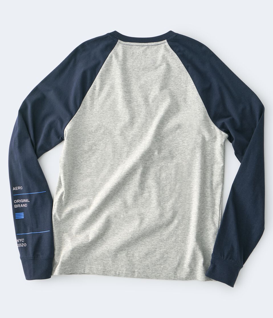Long Sleeve 87 Aero Raglan Stretch Graphic Tee