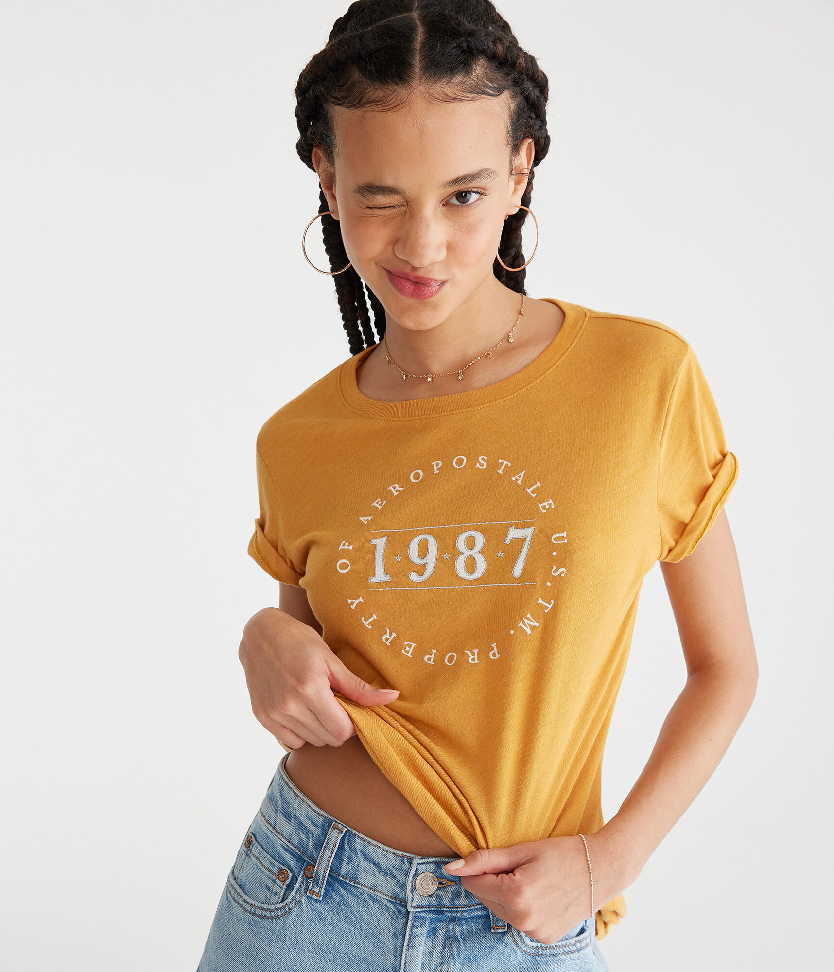 Aeropostale 1987 Circle Graphic Tee