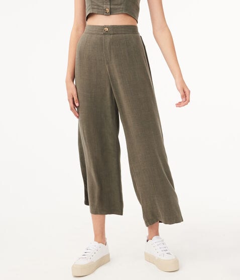 High-Rise Linen Wide-Leg Pants High-Rise Linen Wide-Leg Pants