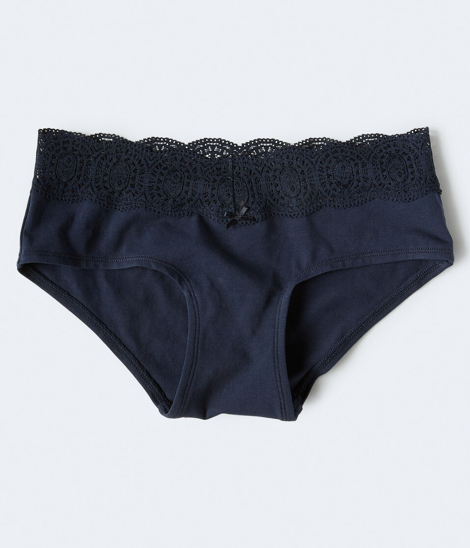 Lace-Trimmed Hipster