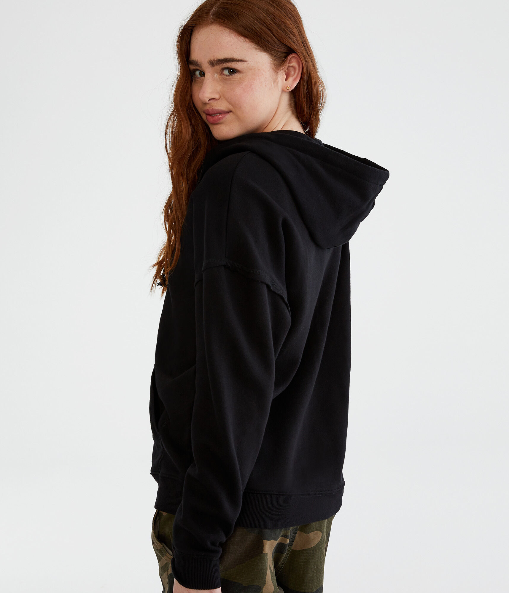Oversized Full-Zip Hoodie