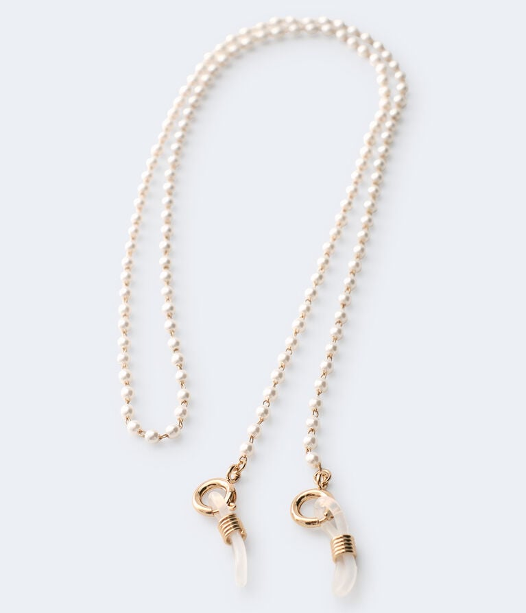 Faux Pearl Eyeglass Holder