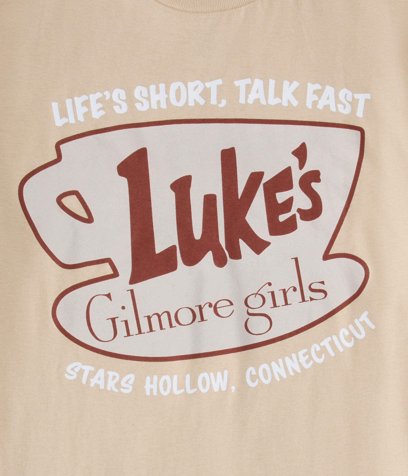 Gilmore Girls Luke's Diner Oversized Graphic Tee