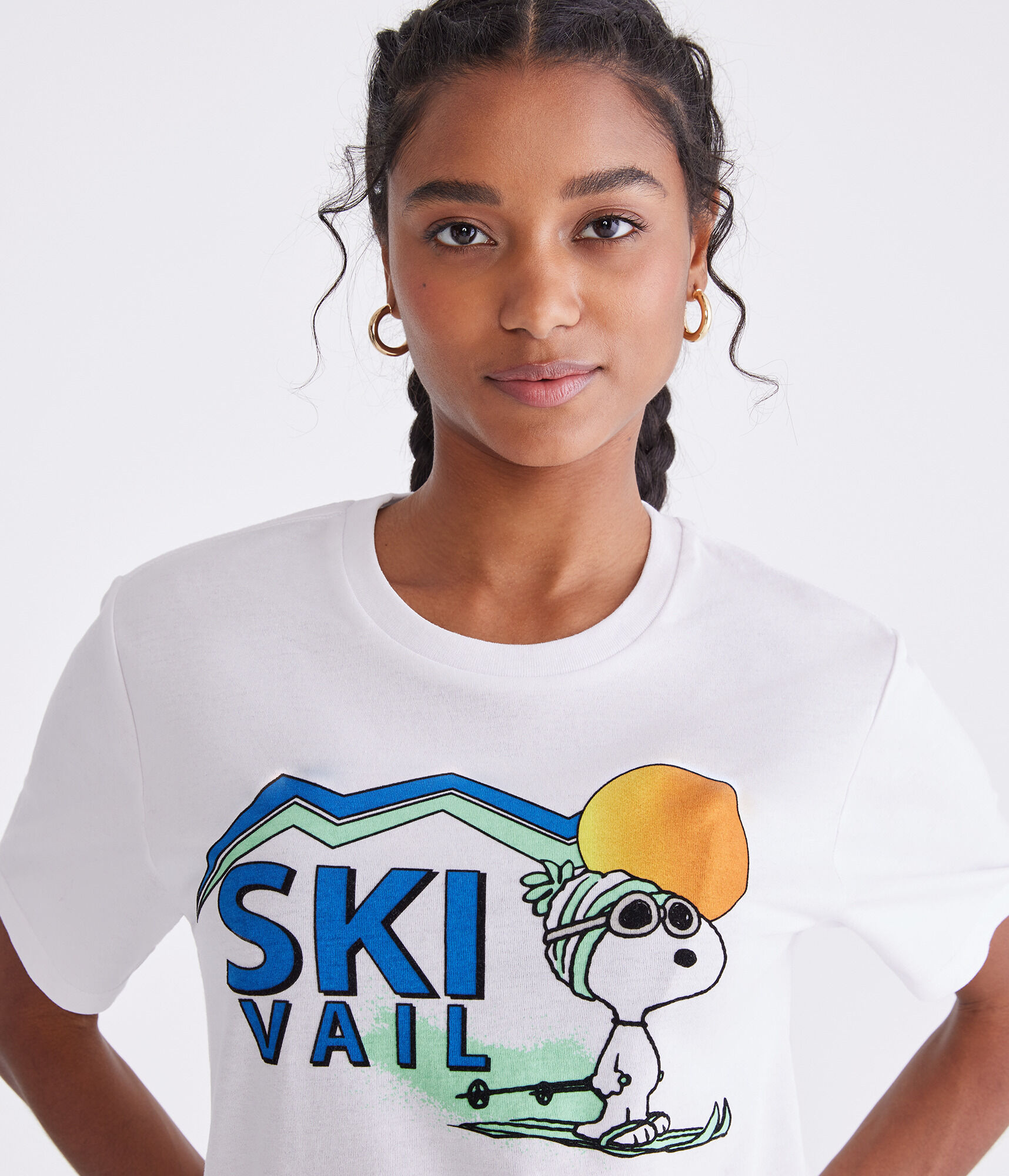 Peanuts&reg; | A&eacute;ropostale Ski Vail Snoopy Relaxed Graphic Tee