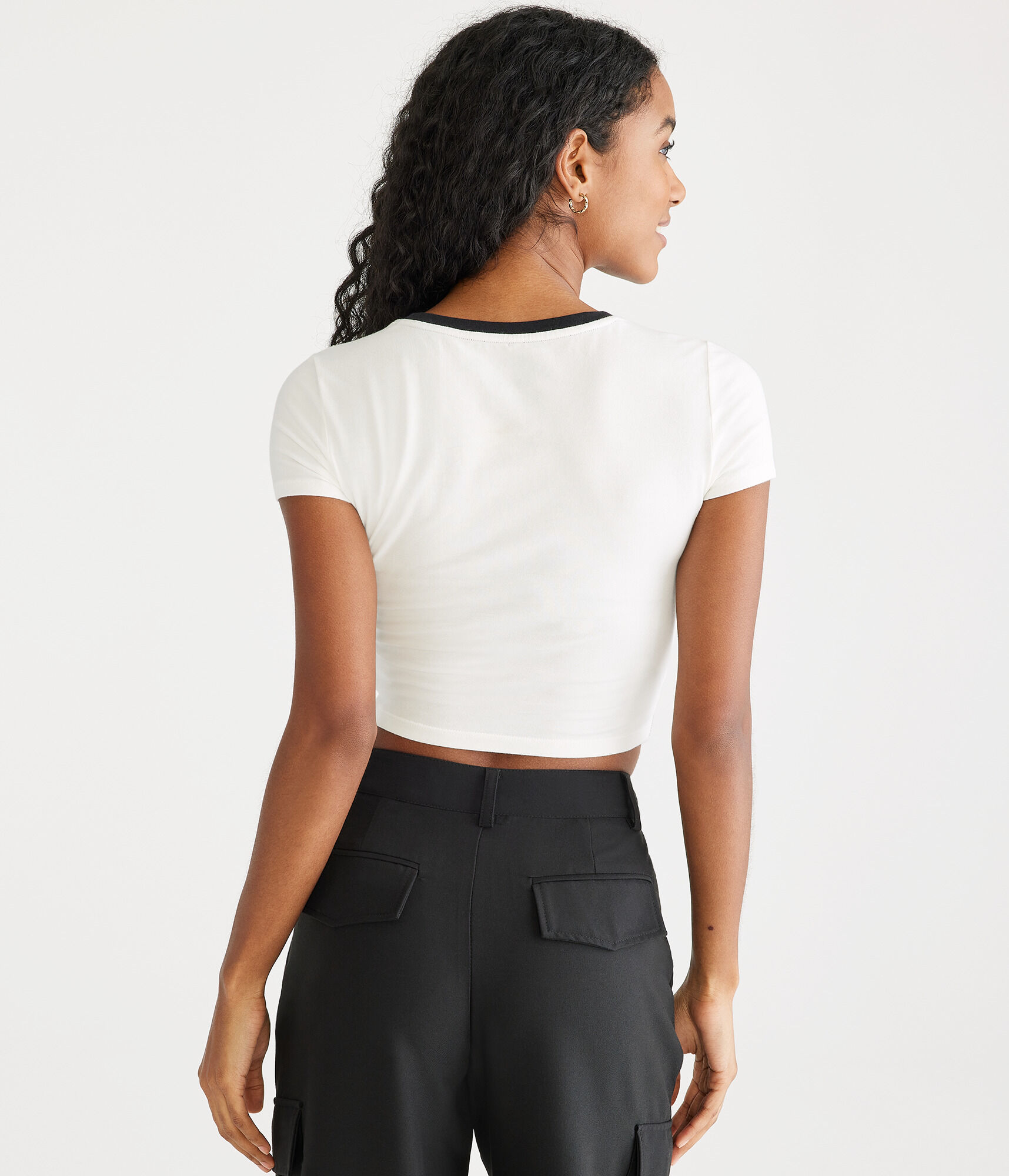 Seriously Soft New York City Ringer Graphic Baby Tee