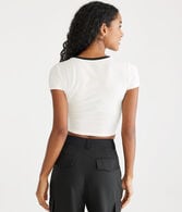 Seriously Soft New York City Ringer Graphic Baby Tee