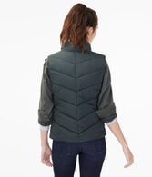 Chevron Quilted Puffer Vest