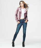 Velvet Moto Jacket