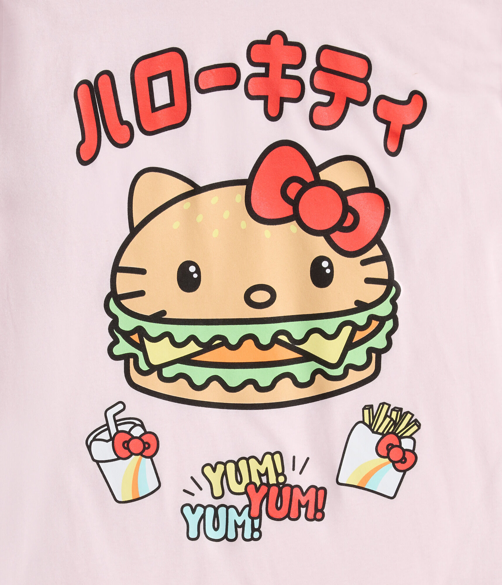 Hello Kitty Burger Relaxed Graphic Tee