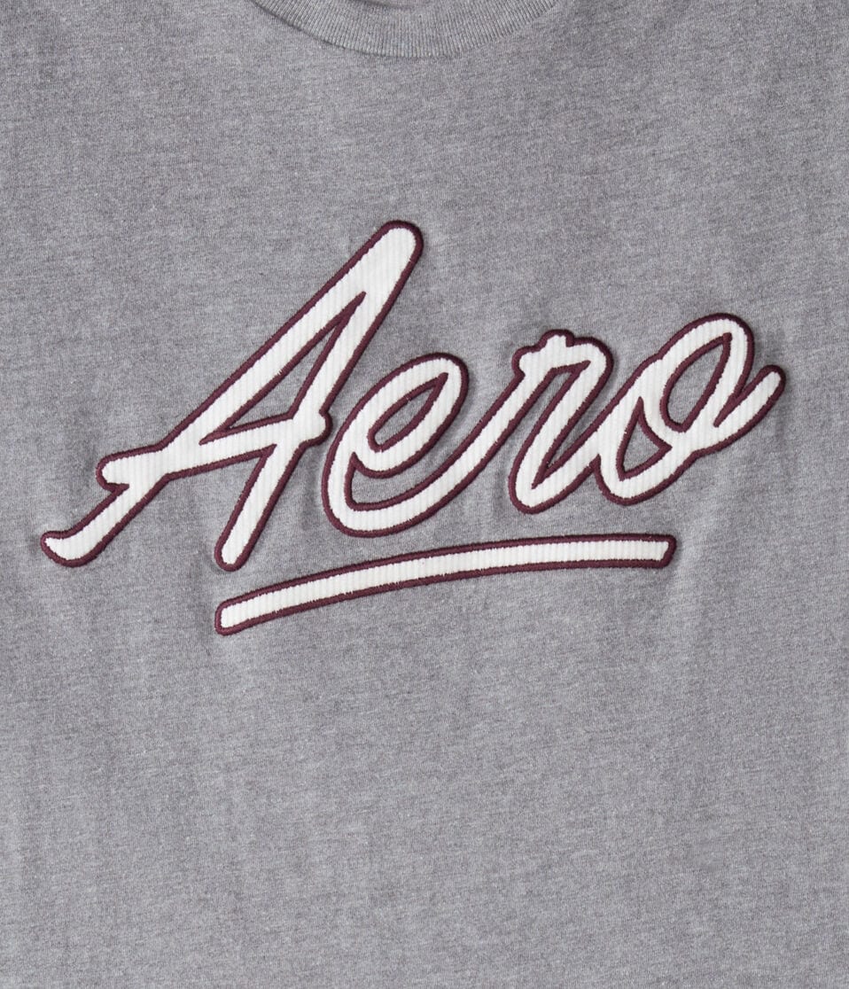 Aero Script Appliqué Graphic Tee