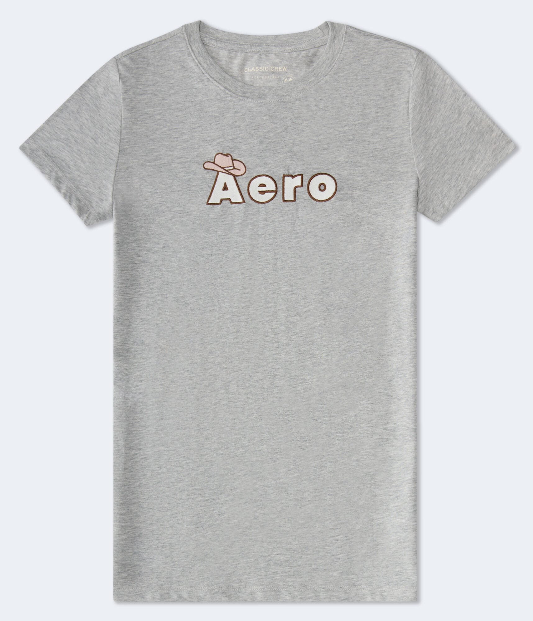 Aero Cowboy Hat Appliqué Graphic Tee