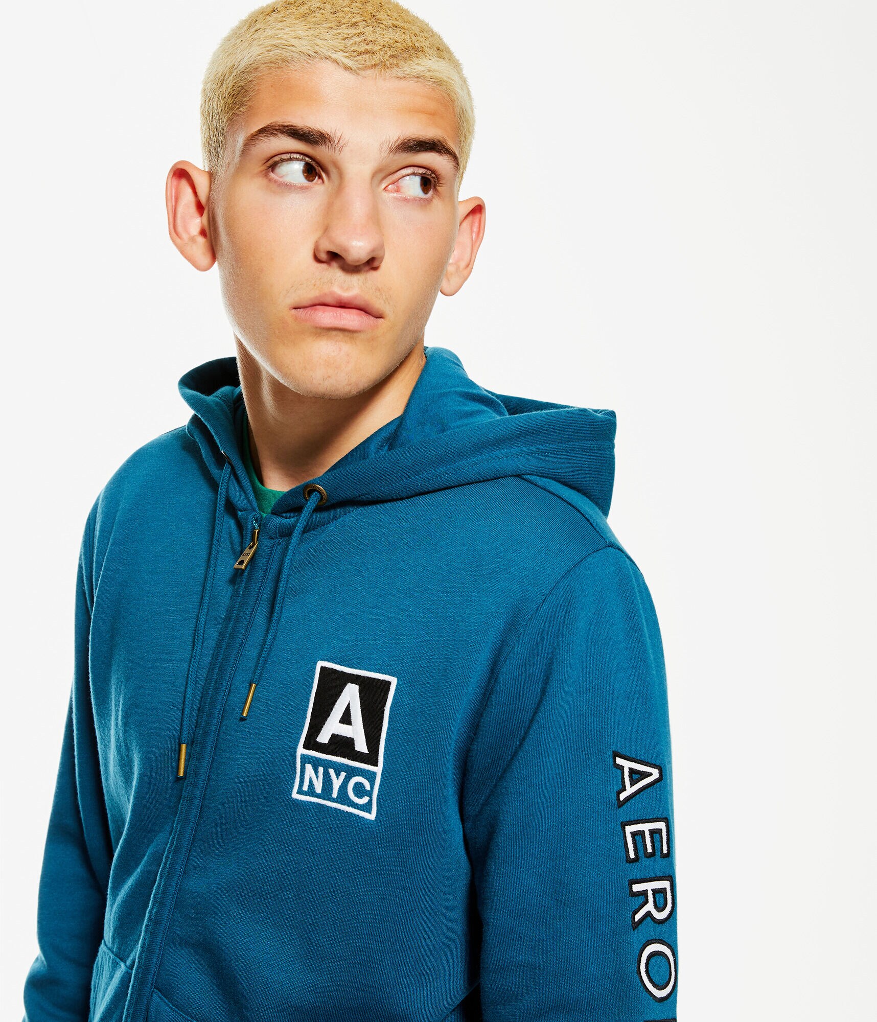 Aeropostale NYC Heritage Full-Zip Hoodie