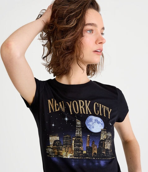 New York Night Graphic Tee