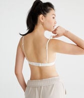 Floral Plunge Triangle Bra