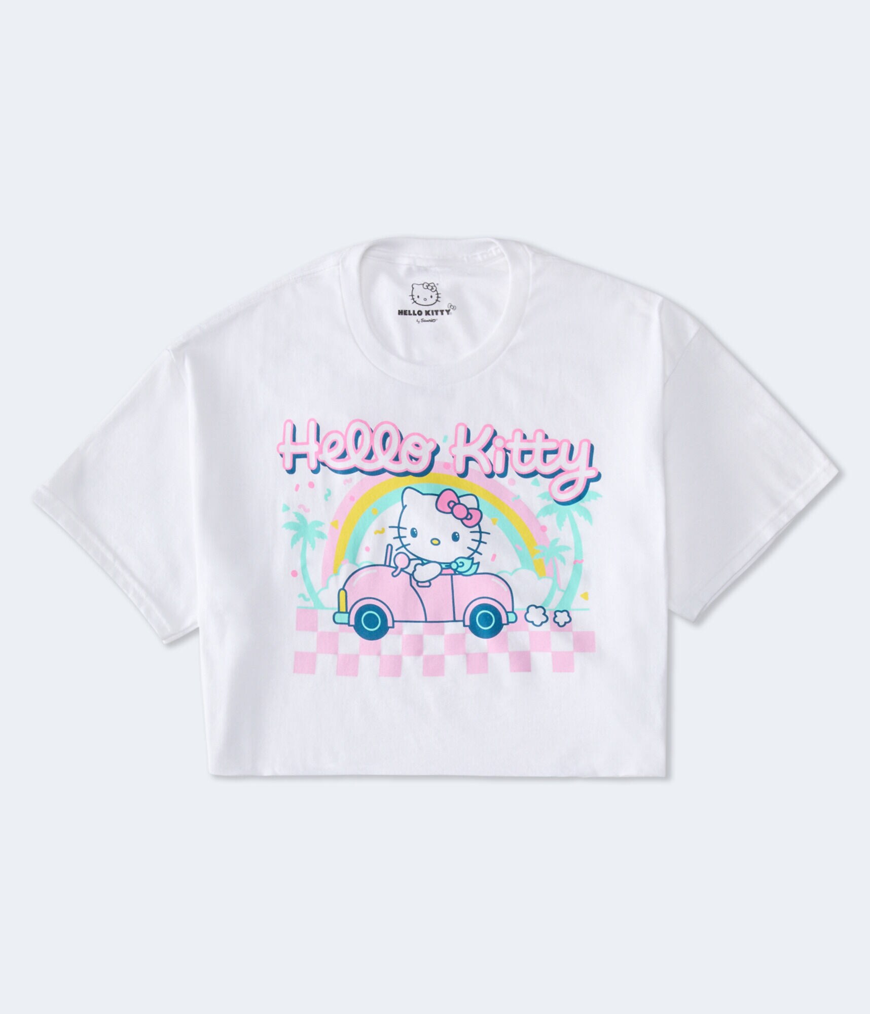 Hello Kitty Cruisin' Cropped Graphic Tee