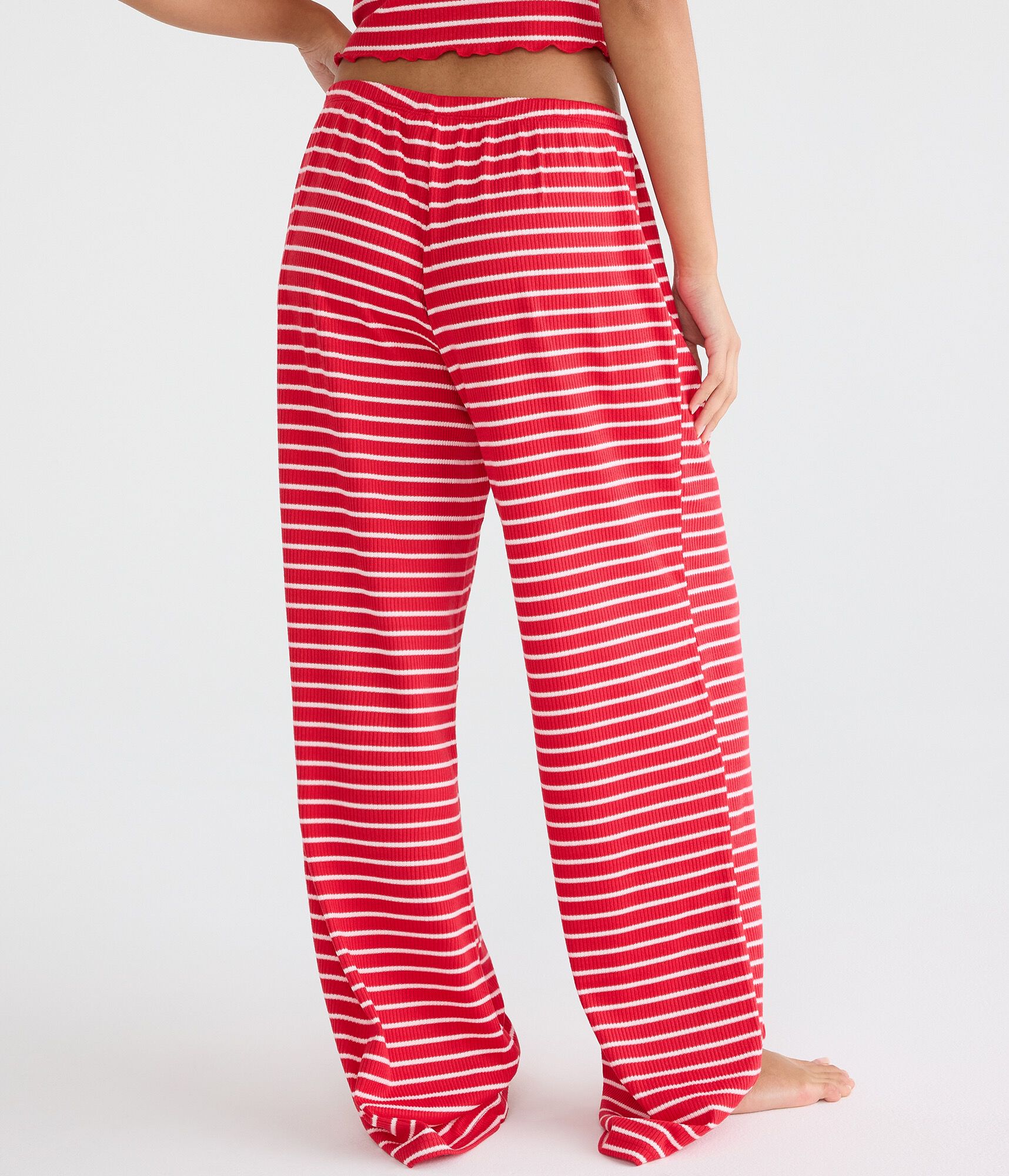 Striped Rib Sleep Pants