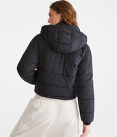 Lightweight Hooded Puffer Jacket