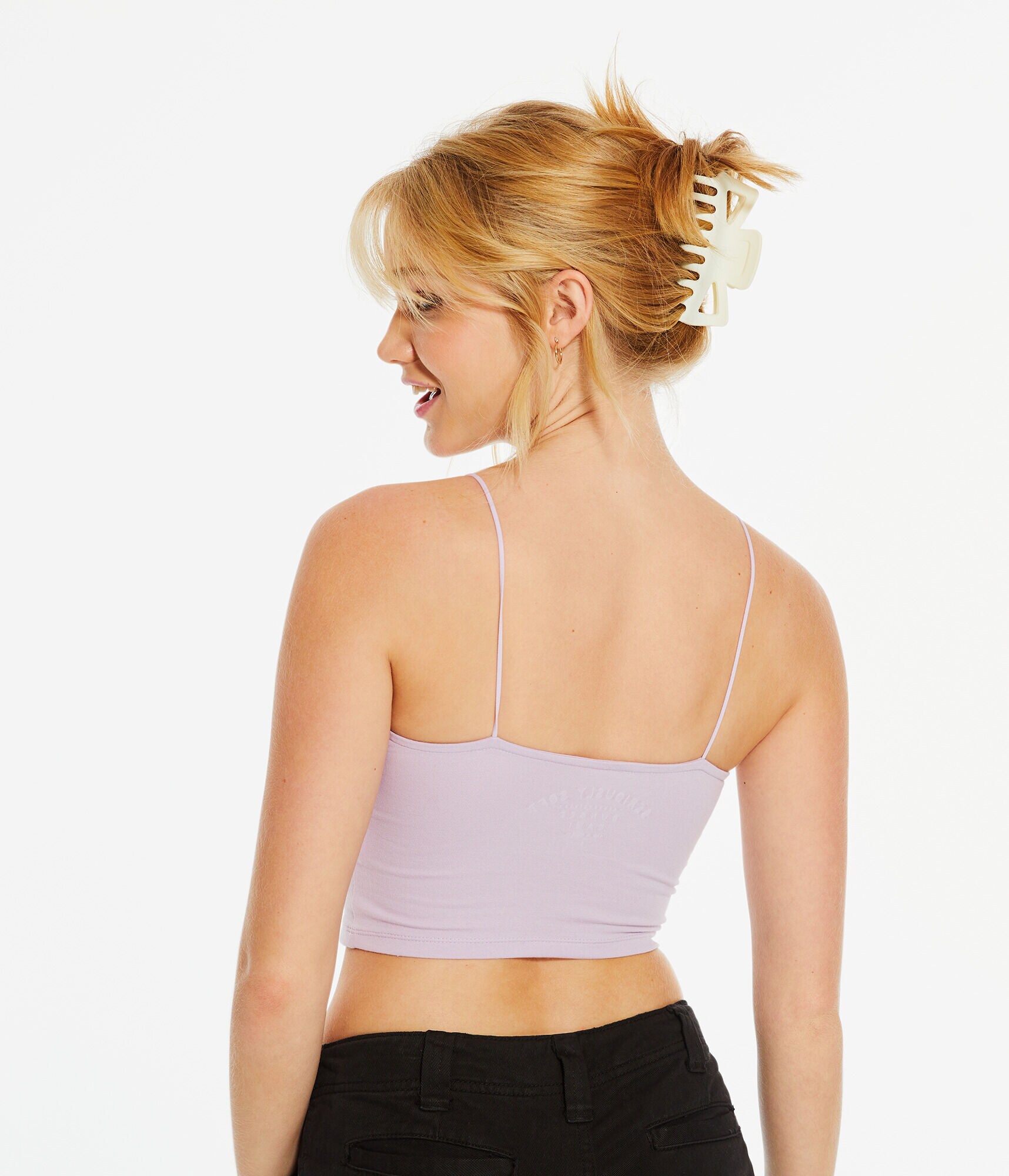 Seriously Soft Scoop-Neck Cropped Cami