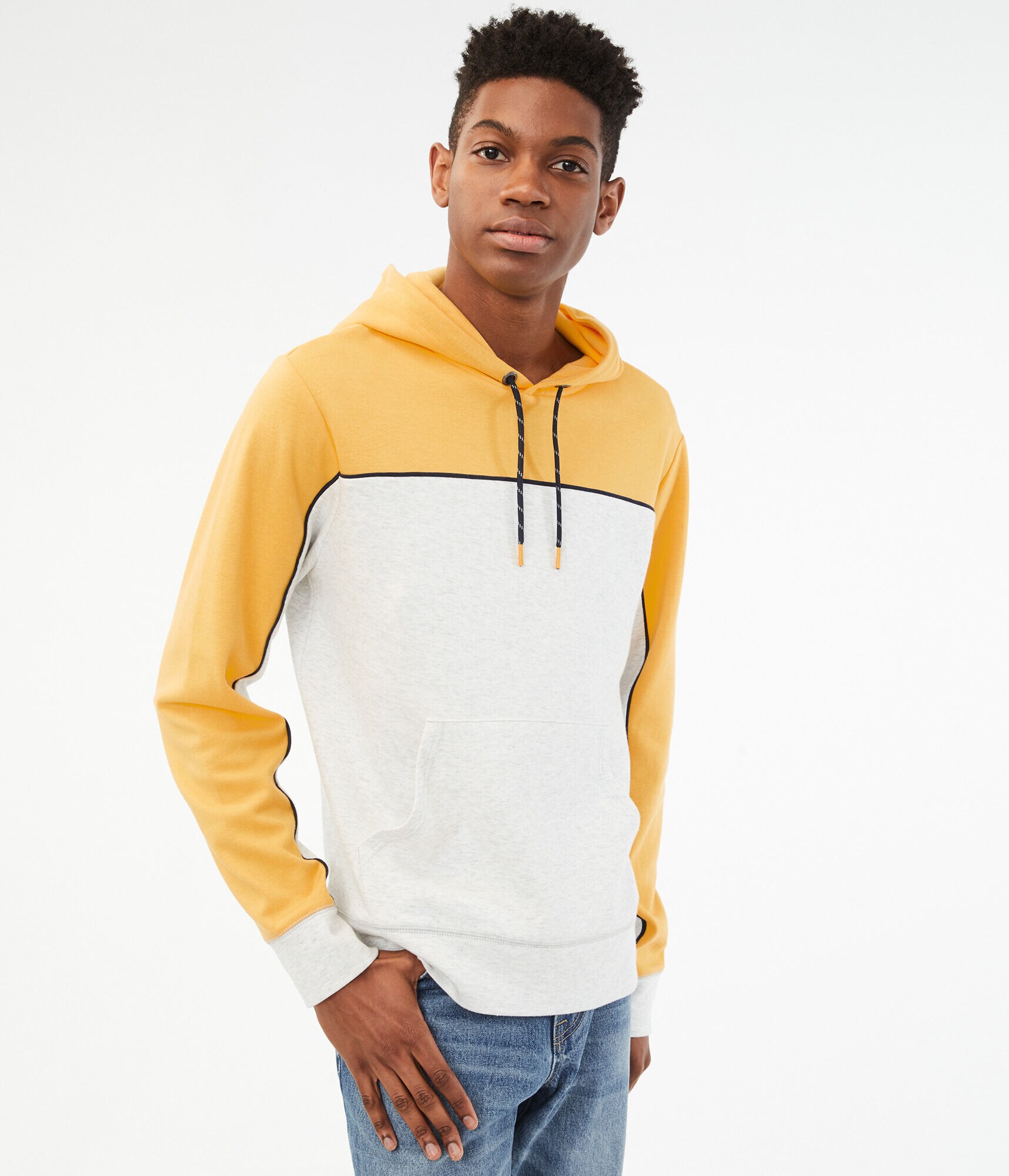 Colorblock Tech Fleece Pullover Hoodie