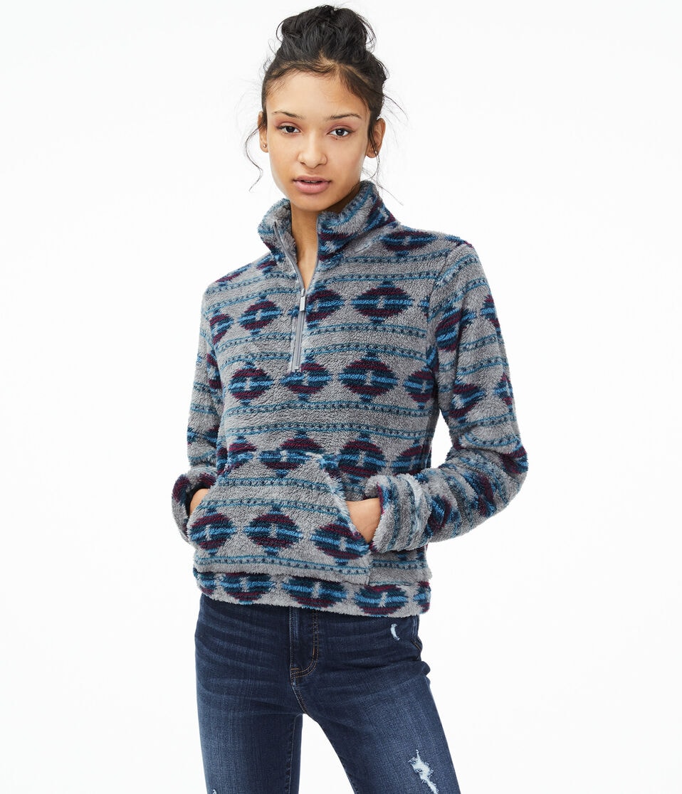 Southwest Fleece Quarter-Zip Pullover Jacket