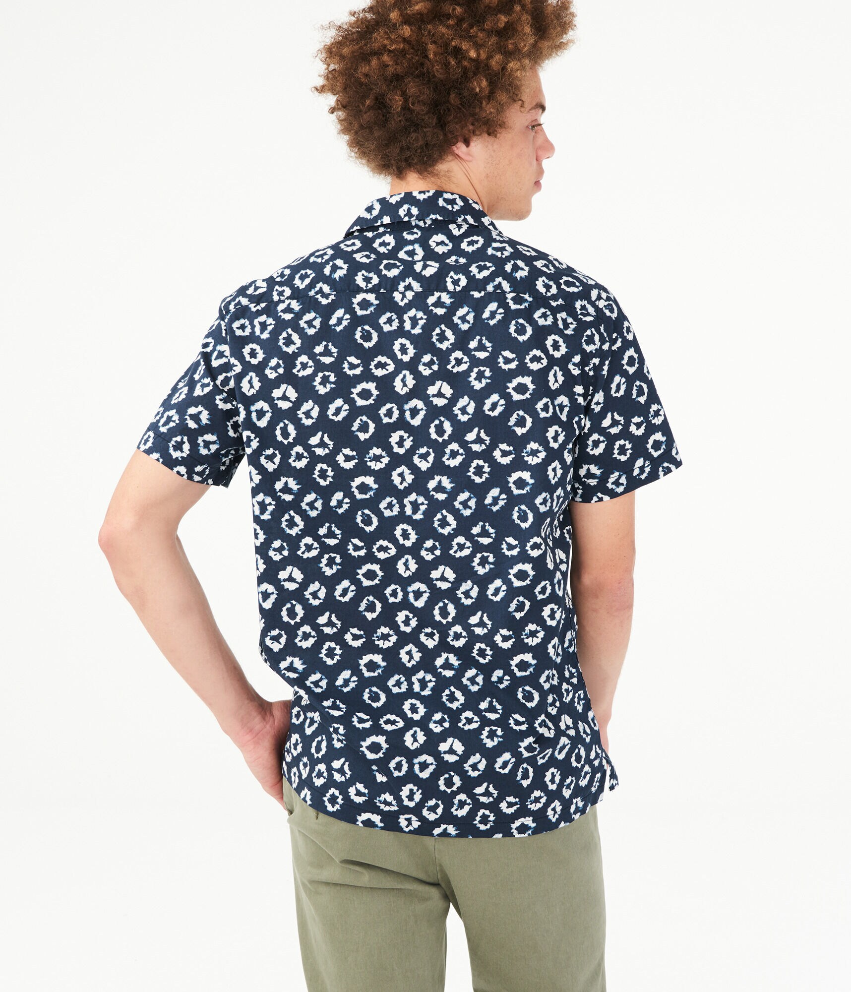 Tie-Dye Resort Button-Down Shirt