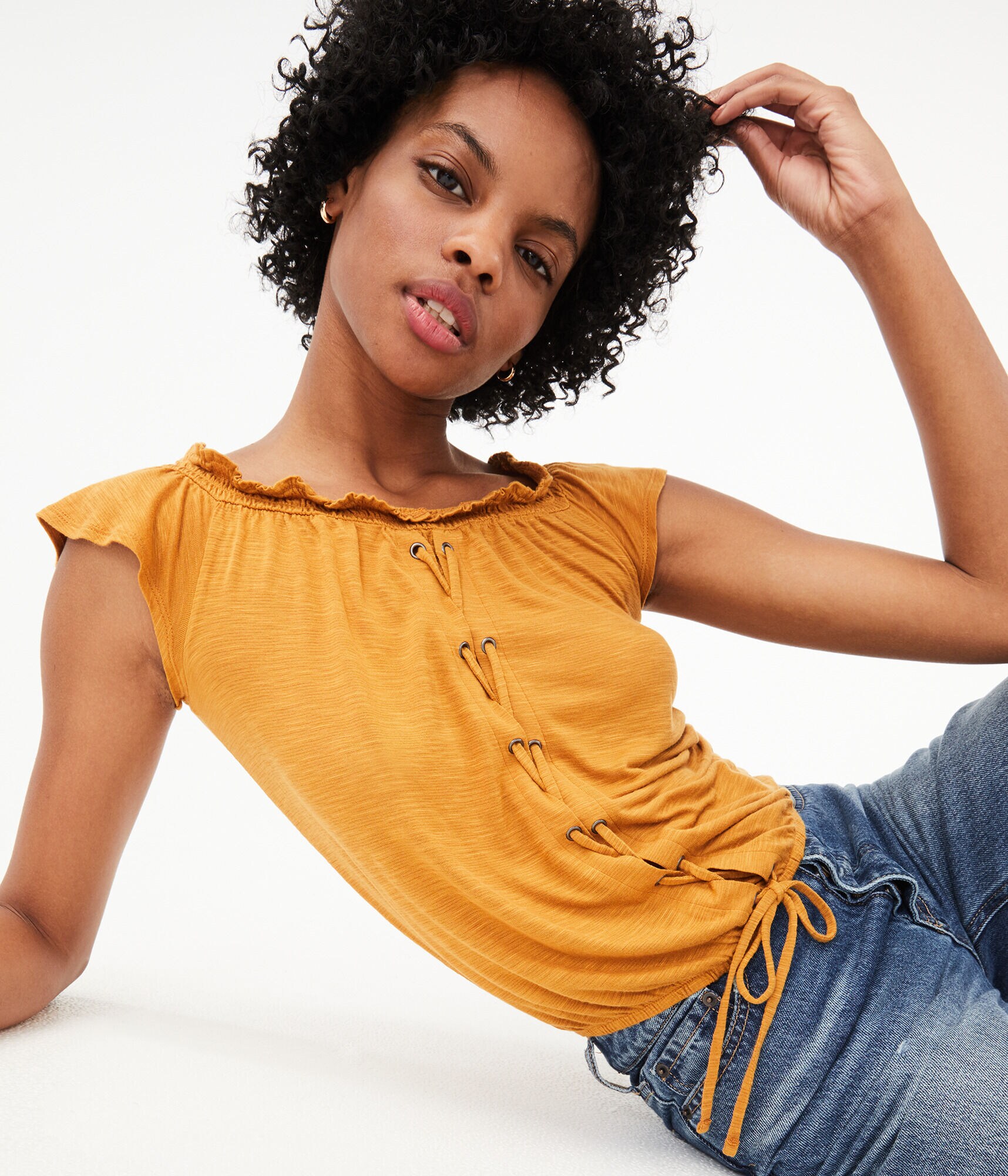 Seriously Soft Smocked Peasant Top