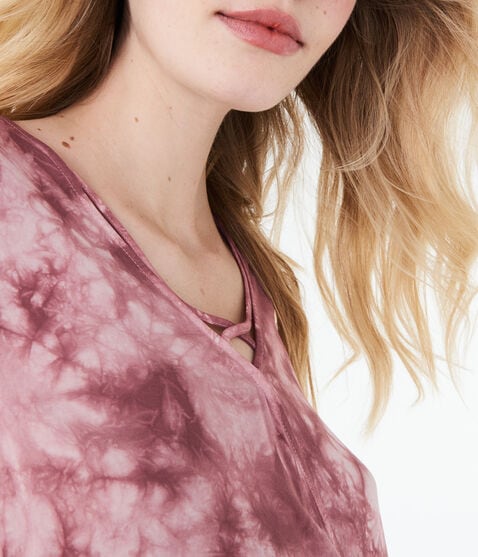 Long Sleeve Tie-Dye Top Long Sleeve Tie-Dye Top