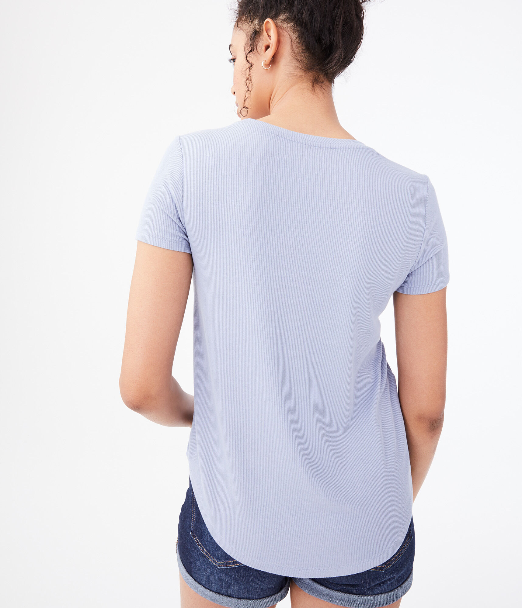 Seriously Soft Ribbed Crew Tee