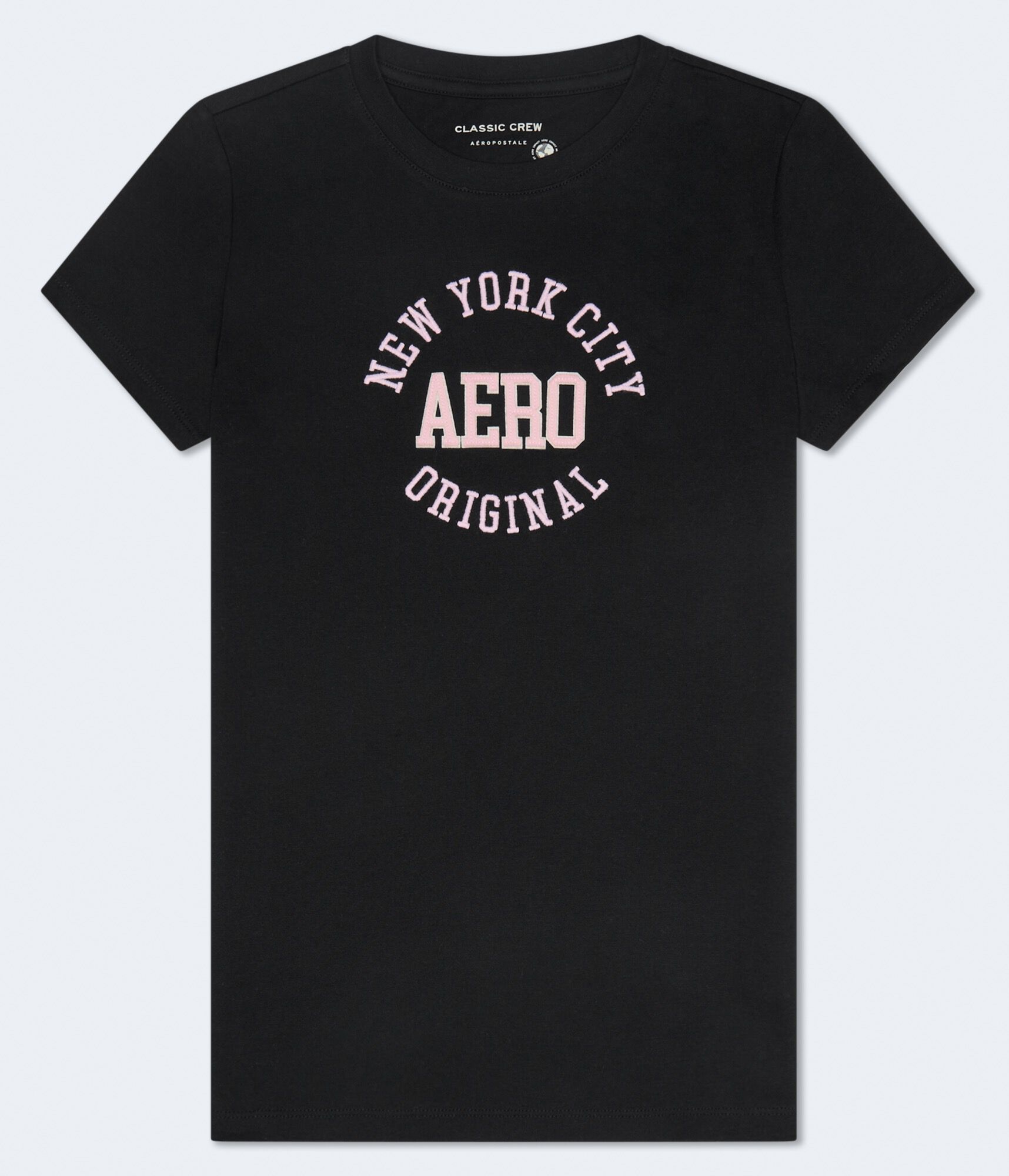 Aero NYC Circle Appliqu&eacute; Graphic Tee