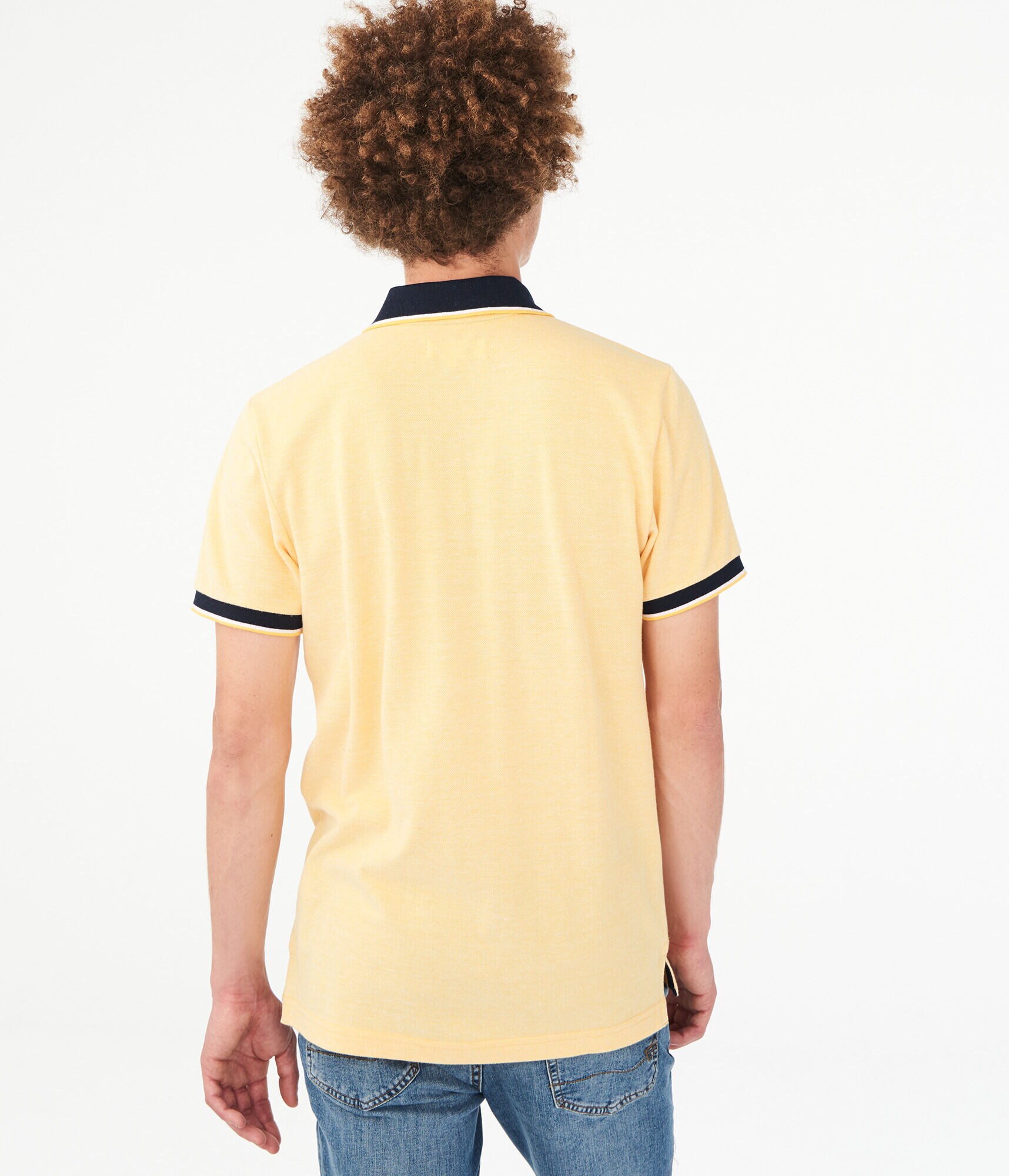 Contrast Tipped Piqu&eacute; Polo